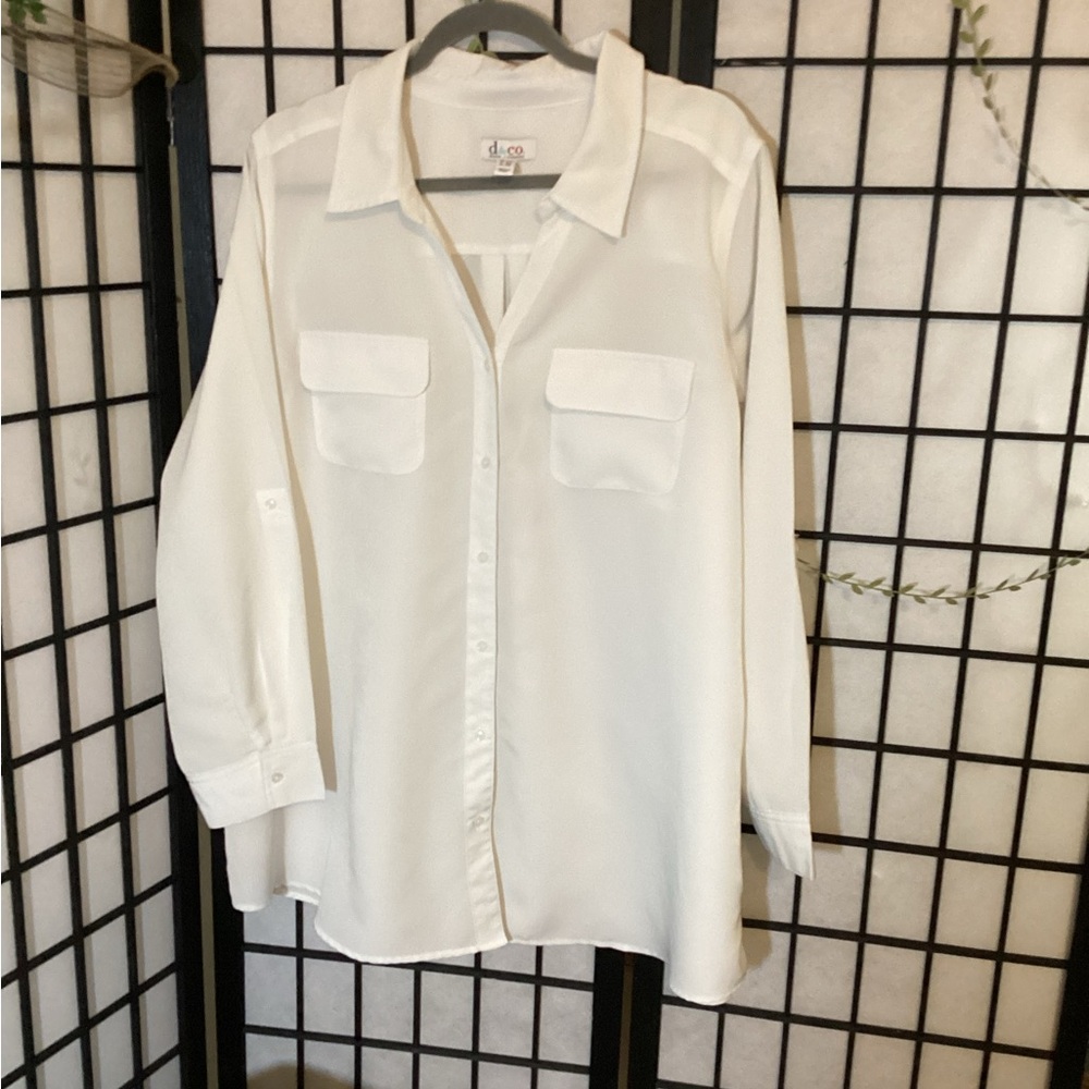 White Button-Up Shirt